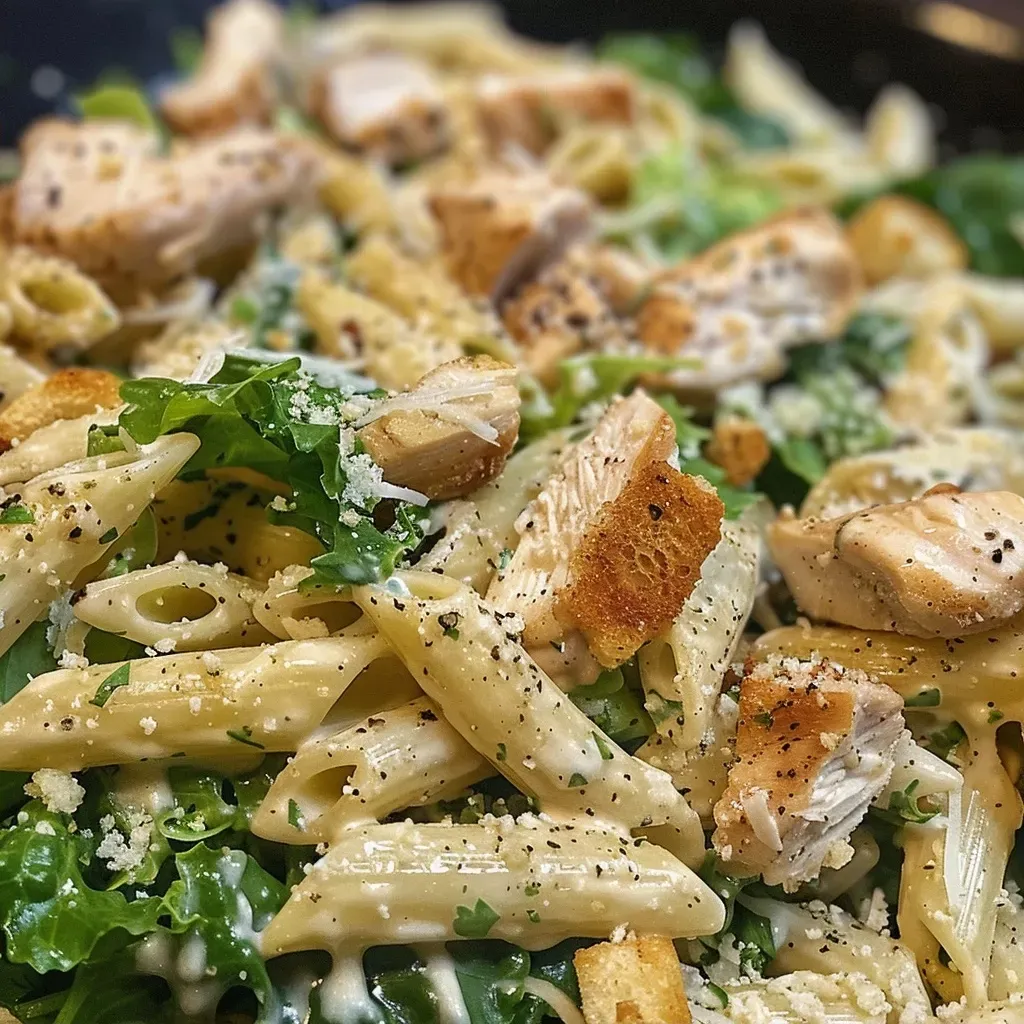 Chicken Caesar Pasta Salad