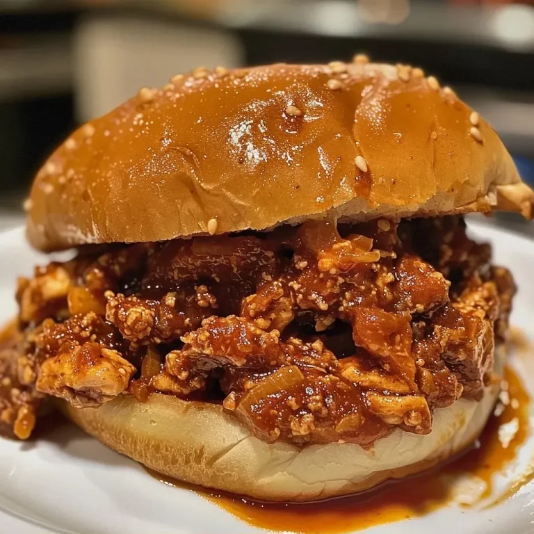 Chicken Sloppy Joes
