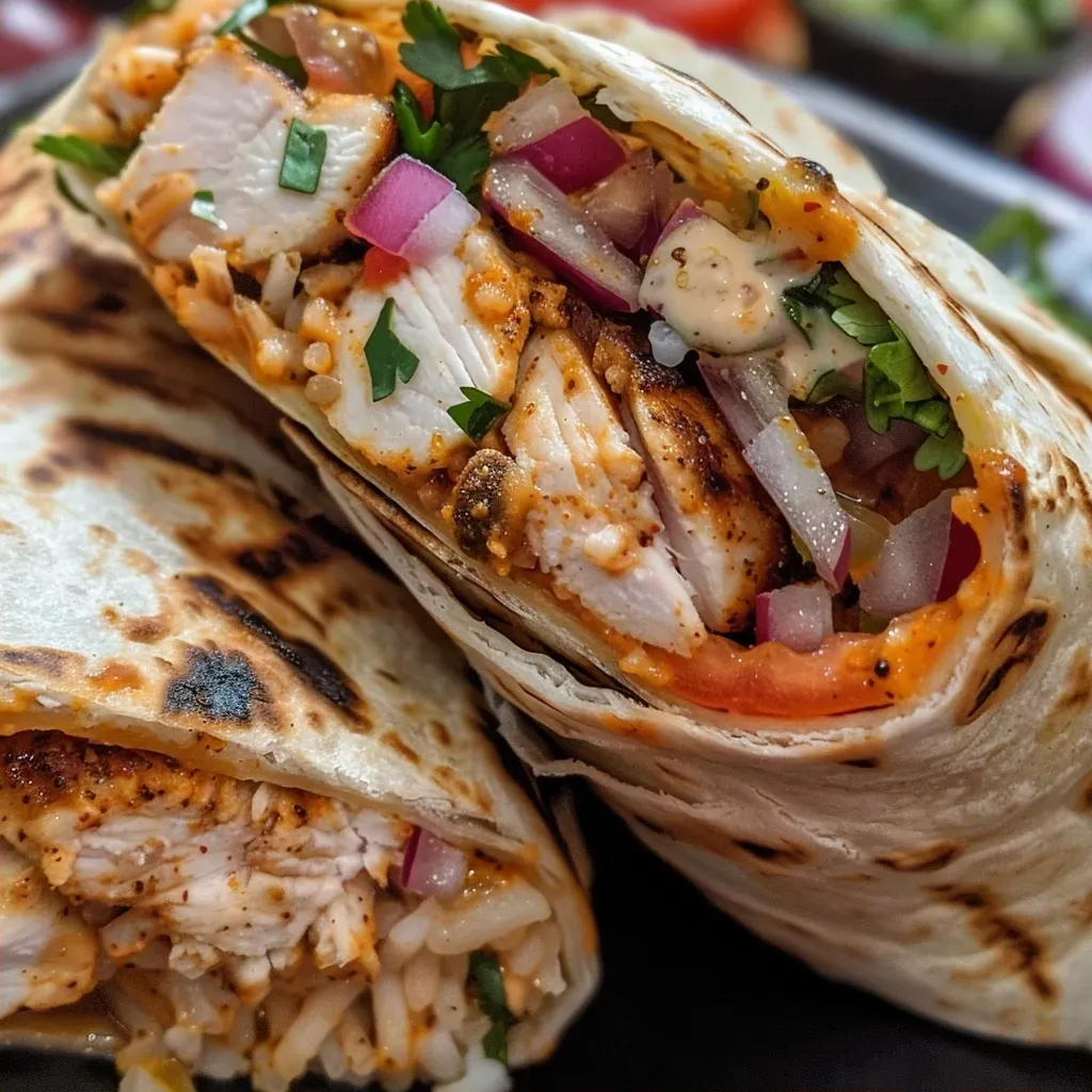 Chipotle Ranch Grilled Chicken Burrito