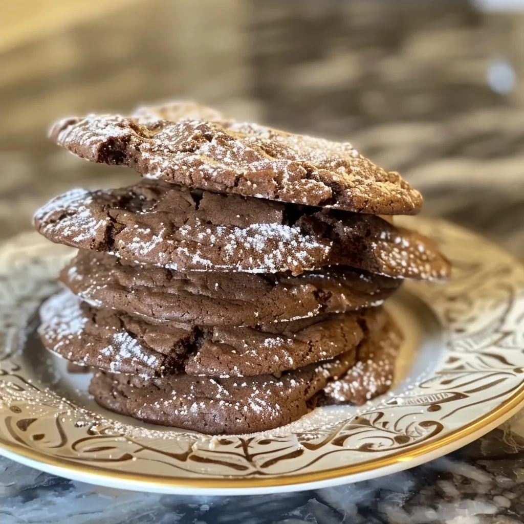 Chocolate Crinkle Cookies