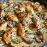 Creamy Chicken and Mushroom Skillet