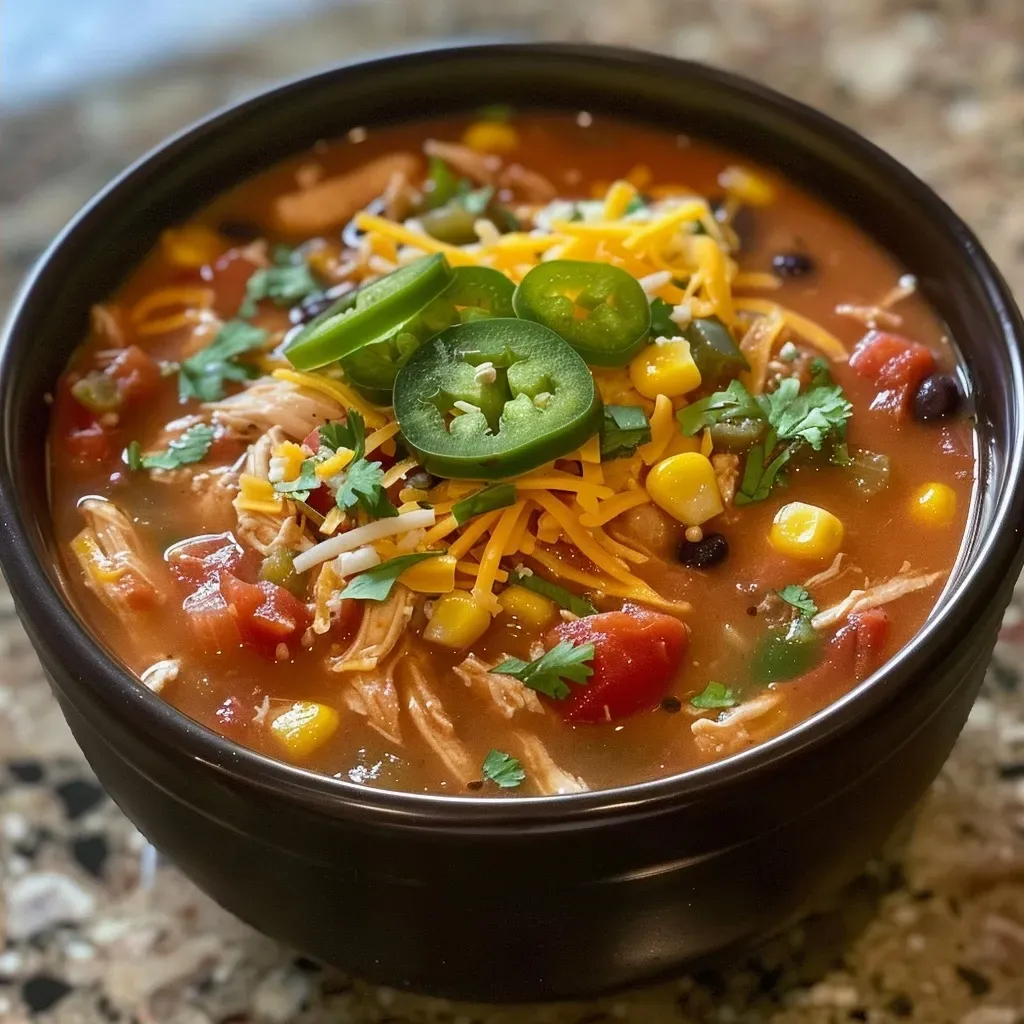 Creamy Chicken Tortilla Soup