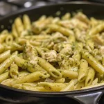 Creamy Pesto Penne Chicken