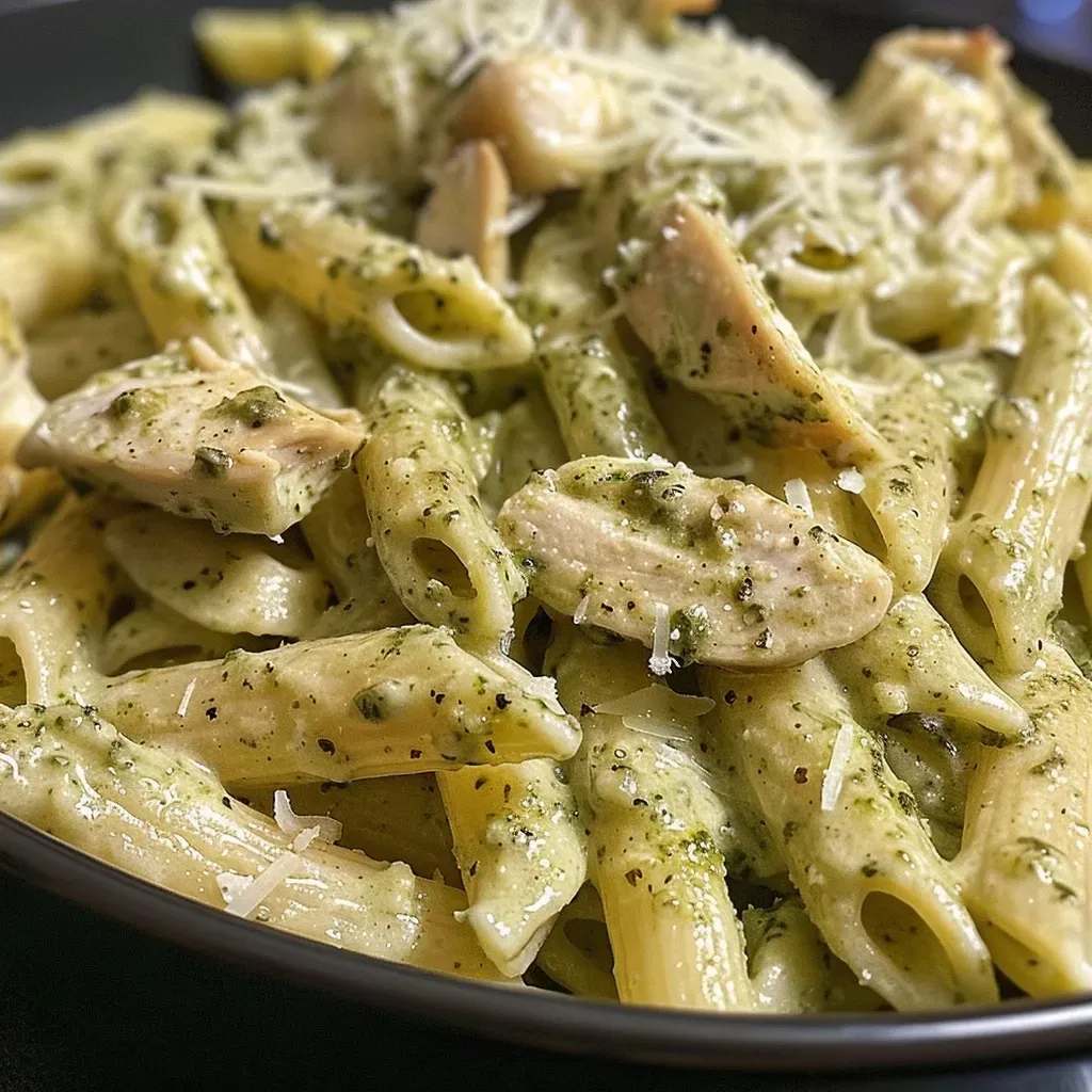 Creamy Pesto Penne Chicken