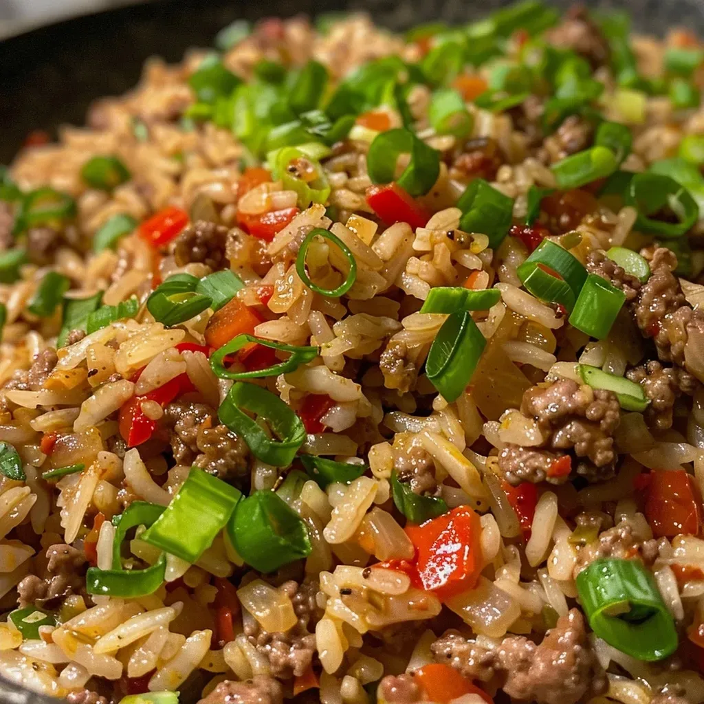 Dirty Rice with Ground Beef