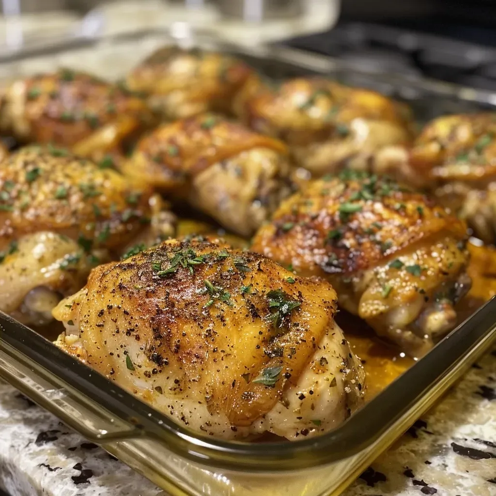 Easy Baked Chicken Thighs Recipe