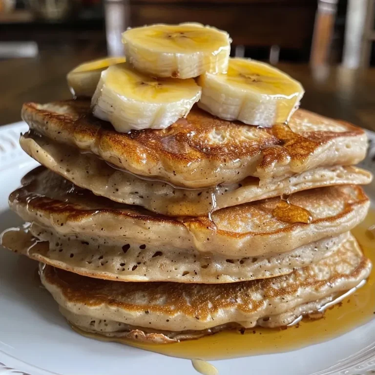 Easy Banana Oat Pancakes