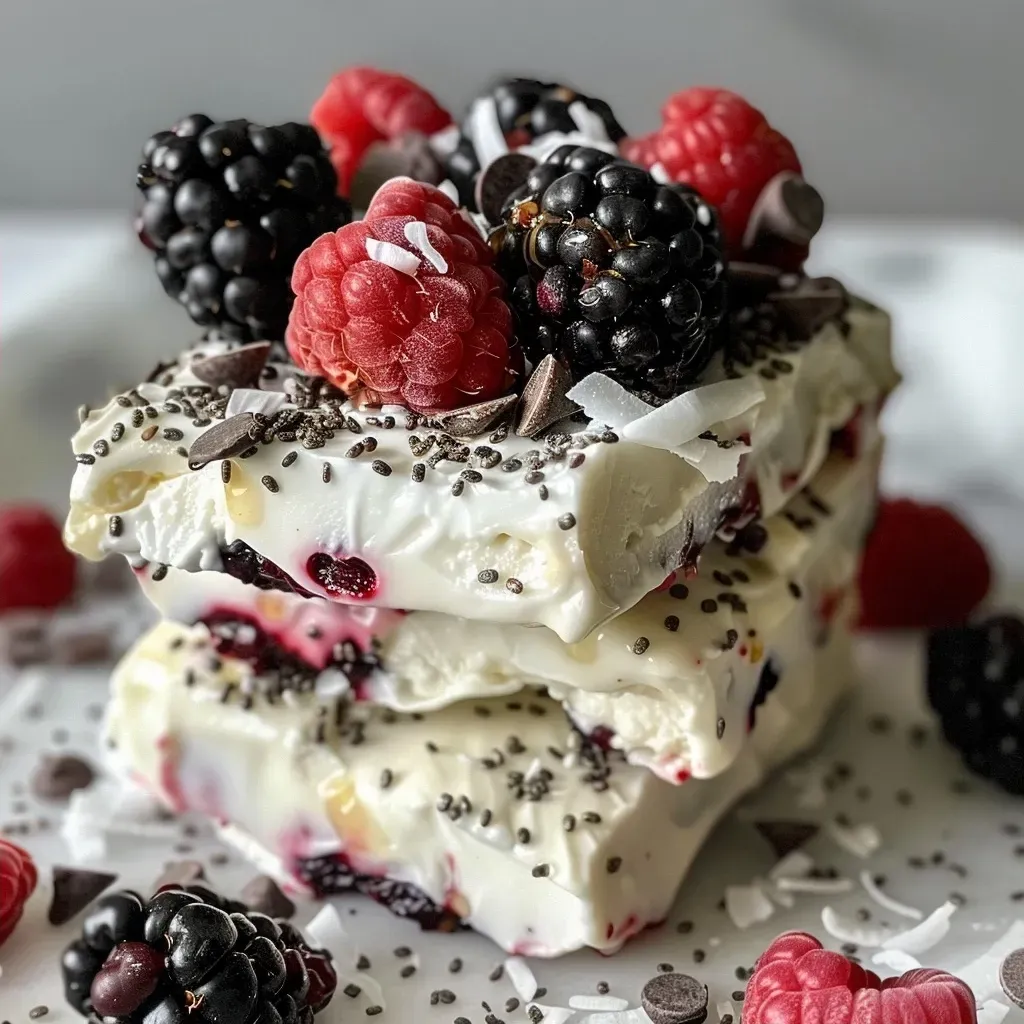 Easy Frozen Yogurt Bark