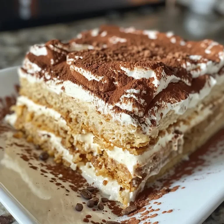 Easy High Protein Tiramisu