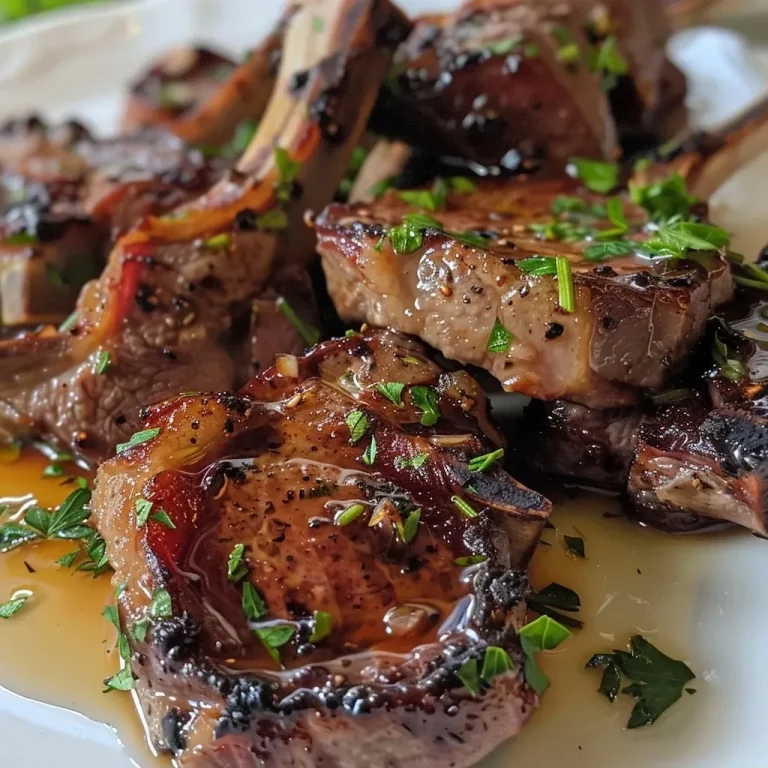 Savoring Adventure The Honey Garlic Lamb Chops That Transport You Easy Honey Garlic Glazed Lamb Chops