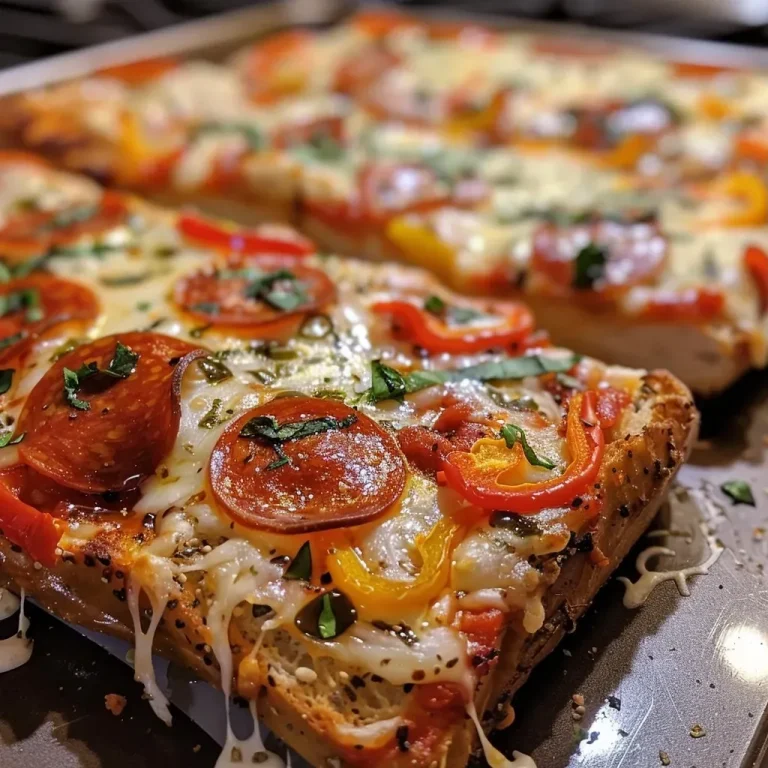Garlic Bread Pizza