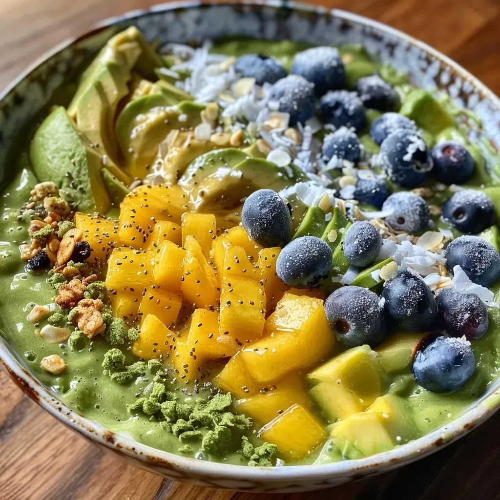 Green Galaxy Smoothie Bowl