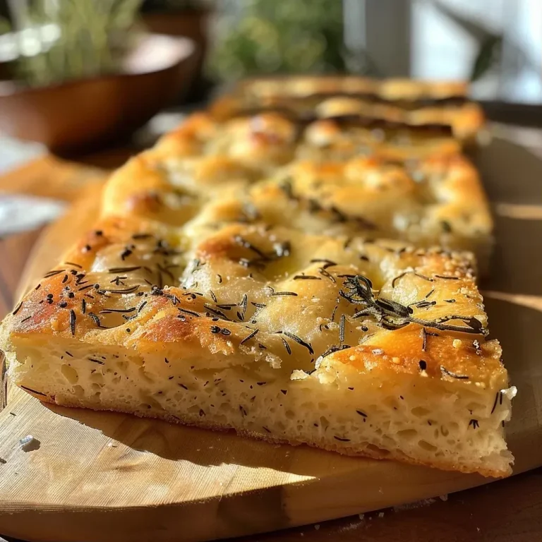 Herbed Focaccia Bread with Olive Oil