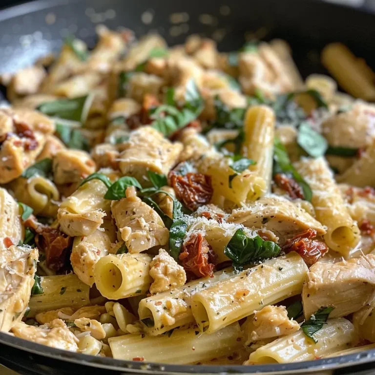 Adventures in a Bowl: A High Protein Pasta Journey from the Kitchen to Your Table Close-up view of high protein pasta with chicken and vegetables.