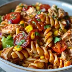Honey BBQ Chicken Pasta Salad