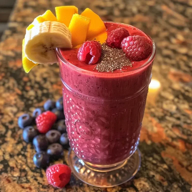 Tropical Adventures in a Glass The Mango Berry Smoothie Journey Mango Berry Smoothie Recipe