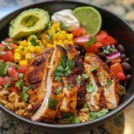 Mexican Chicken and Rice Bowl