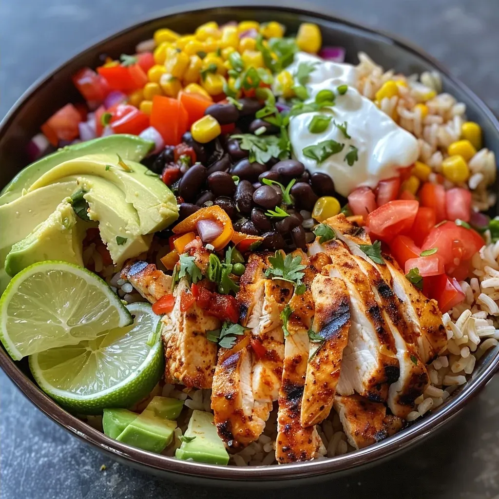 Mexican Chicken and Rice Bowl
