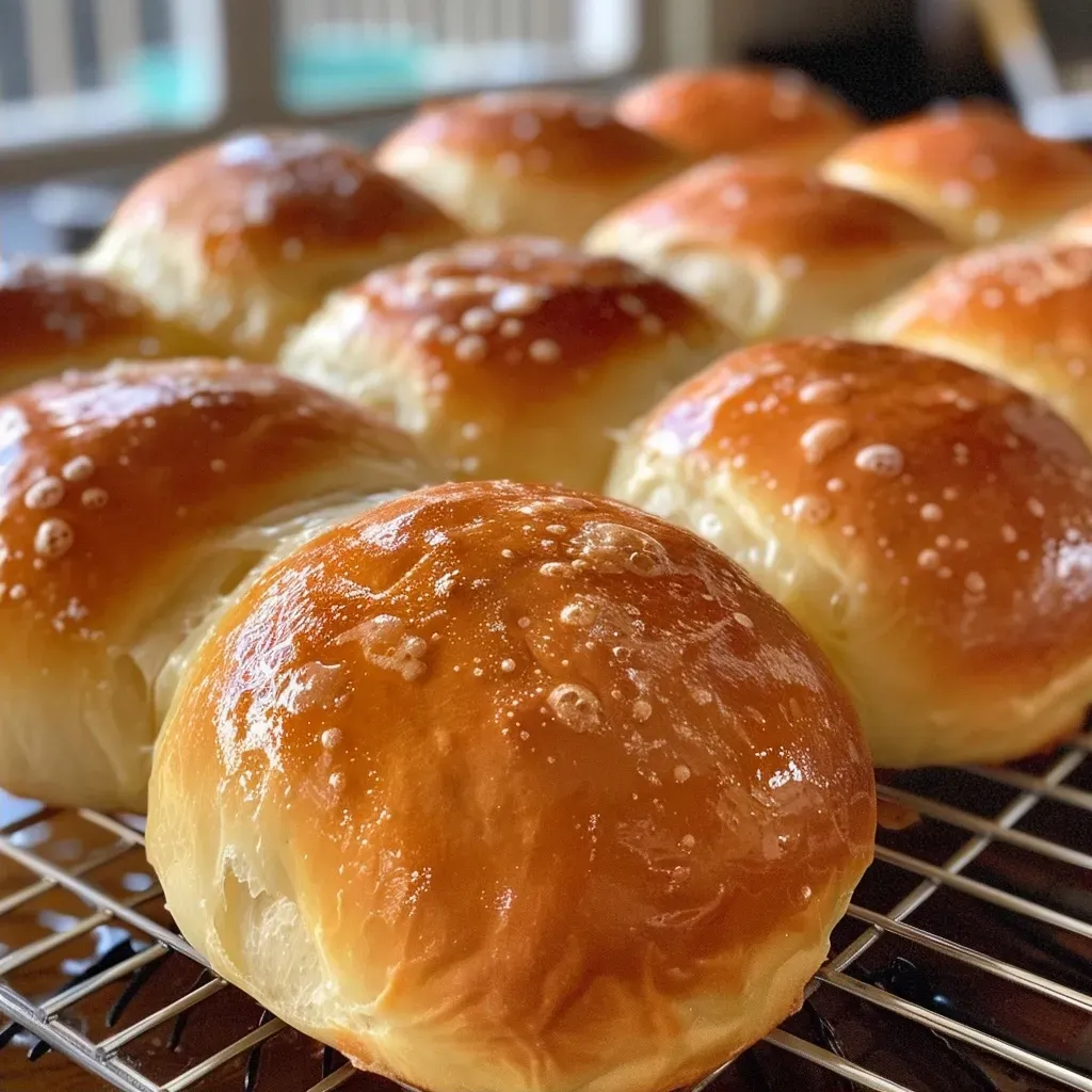 No-Knead Overnight Bread rolls