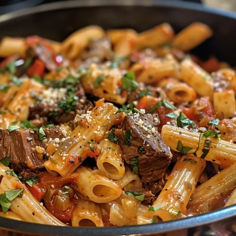 One-Pot Zesty Steak Pasta