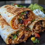 Quick Easy Chicken Burritos