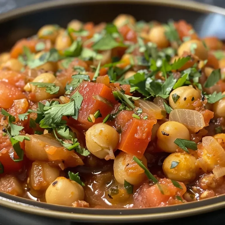 Spiced Chickpea Tomato Stew