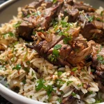 Spiced Lamb and Rice Pilaf