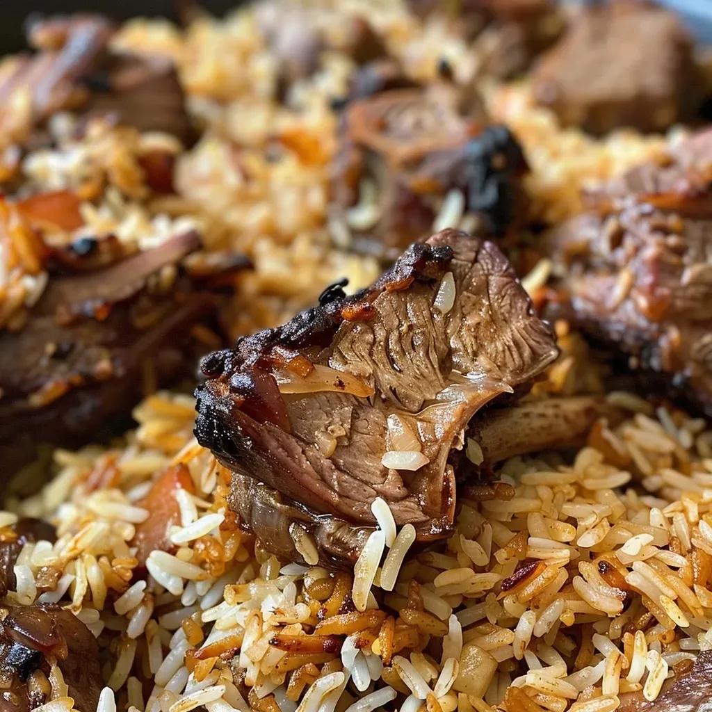 Spiced Lamb and Rice Pilaf