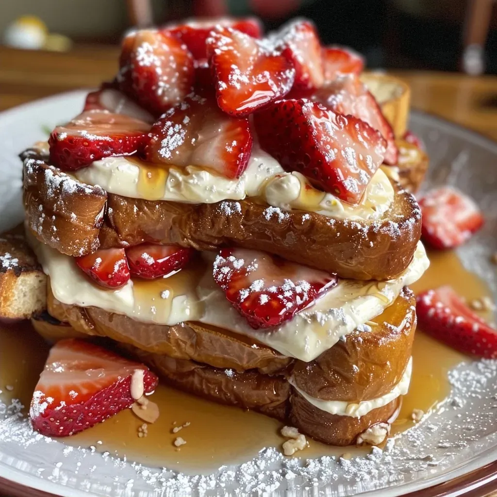 Strawberry Cream French Toast