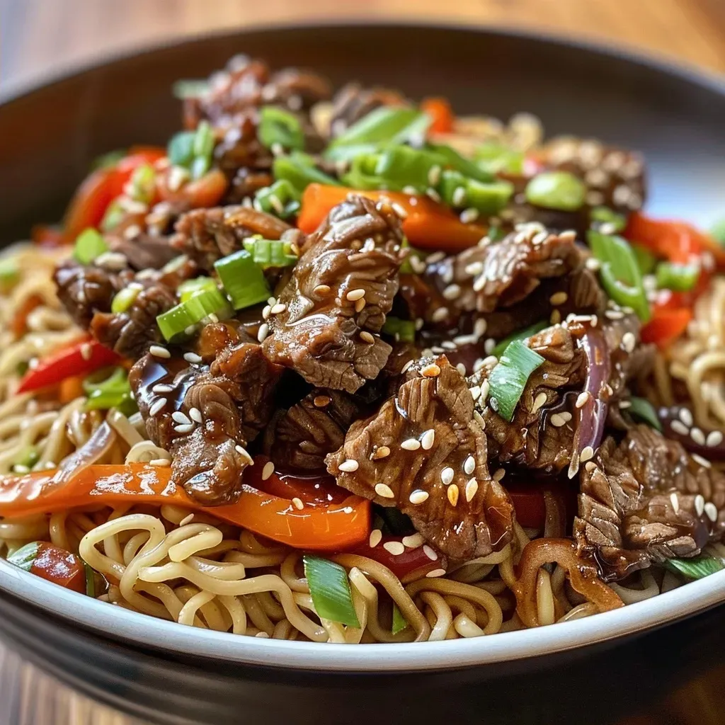 Teriyaki Beef Noodles Recipe