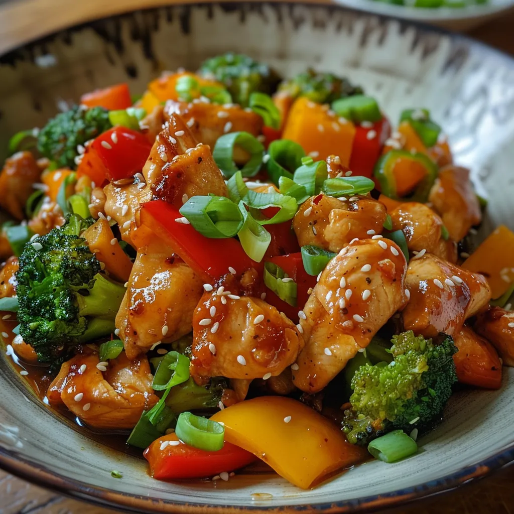 Sweet Chili Chicken Stir Fry