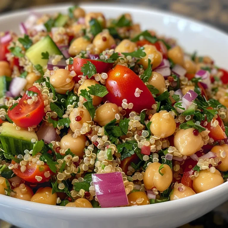 A Kaleidoscope of Cultures The High-Protein Chickpea Quinoa Salad That Unites Us All High-Protein Chickpea Quinoa Salad