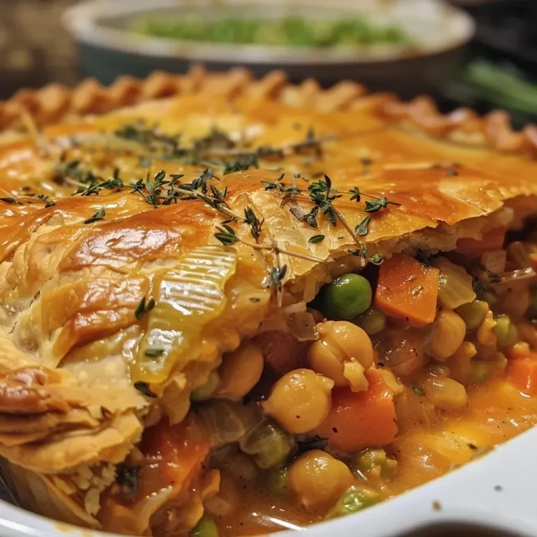 A Culinary Adventure Discovering the Heartwarming Vegetarian Chickpea Pot Pie Vegetarian Chickpea Pot Pie