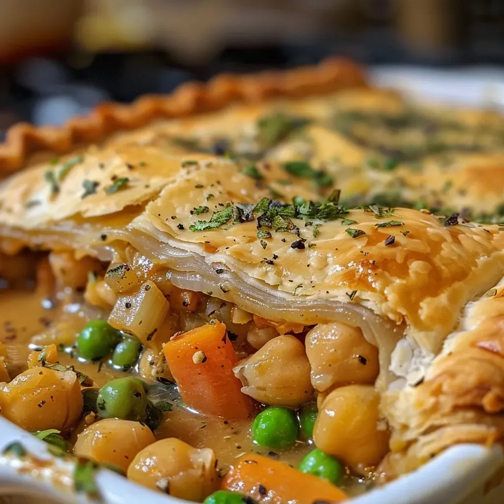 Vegetarian Chickpea Pot Pie