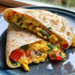 Veggie Breakfast Egg Wraps Recipe